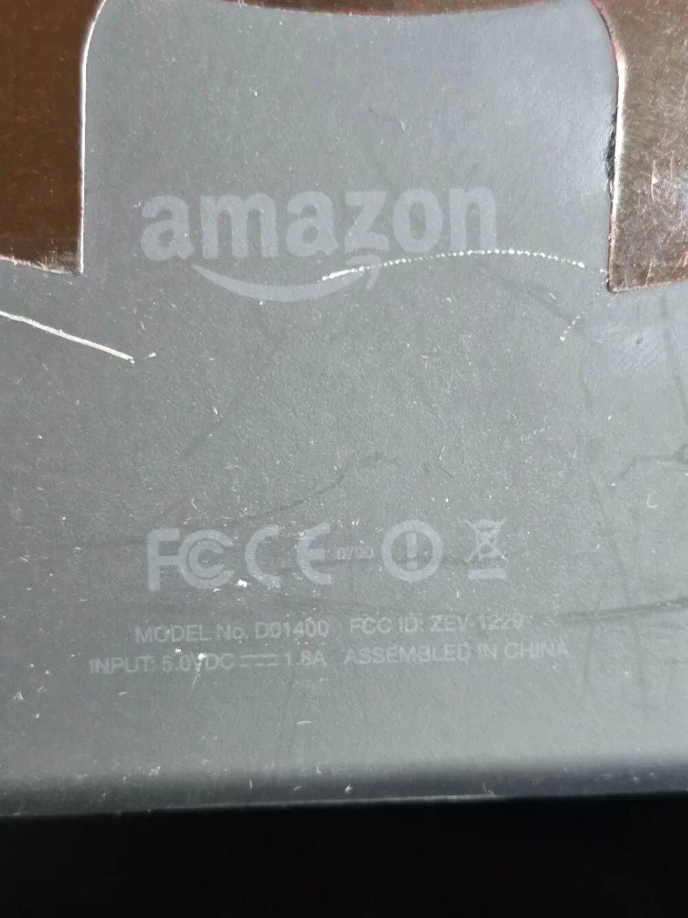 Amazon Kindle E-Reader (Model D01400) - Factory Reset - Like New Condition